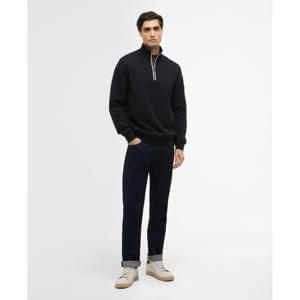 Barbour International Rufforth Half Zip Sweatshirt Black